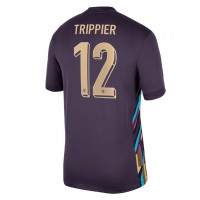 Anglicko Kieran Trippier #12 Vonkajší futbalový dres ME 2024 Krátky Rukáv